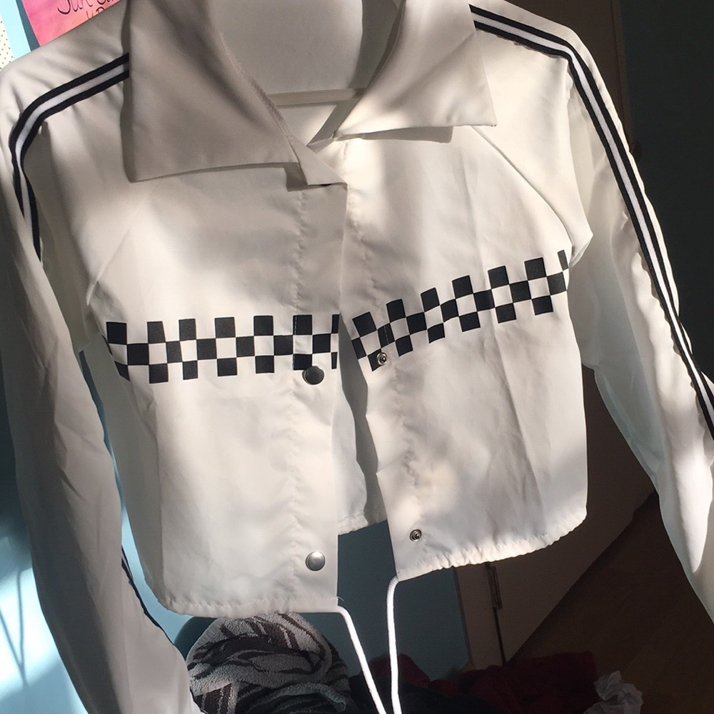 🏁checkered jacket
